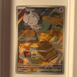 Nintendo Espurr 095/088 POR Basic Psychic Holo Pokemon TCG Card - Image 1