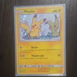 Pokemon TCG Pikachu Black Star Promo Holo SM162 SM Black Star Promos 2019 - Image 1