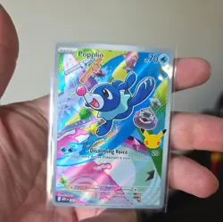 Pokemon POPPLIO MEP 045 Ascended Heroes - 1st Partner FULL ART PROMO - MINT - Image 1