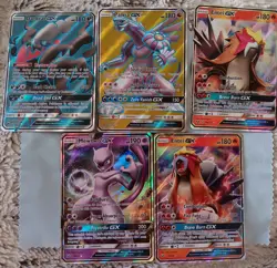 [Pokemon TCG] Legendaries GX [5 card bundle] (near mint condition) - Image 1