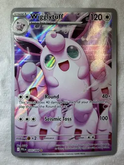 Wigglytuff 105/094 Illustration Rare Pokemon TCG ME02 Phantasmal Flames NM - Image 1
