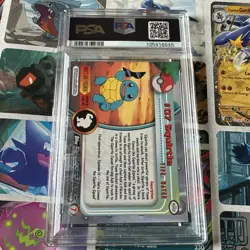 1999 Topps Pokemon T.v. Squirtle PSA 9 Mint - Image 2