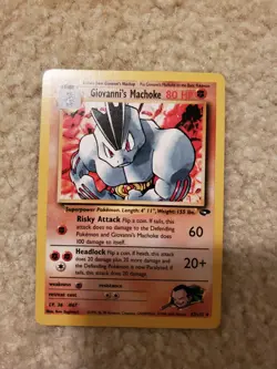 GIOVANNI’S MACHOKE - Gym Challenge - 42/132 - Uncommon - Pokemon Card - HP - Image 1