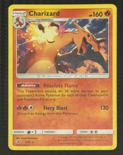 Charizard 3/70 NON HOLO Rare Dragon Majesty Pokemon Card - Image 2