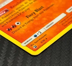 Charizard 3/70 NON HOLO Rare Dragon Majesty Pokemon Card - Image 4