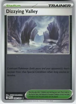 Dizzying Valley 088/094 Uncommon Phantasmal Flames Pokemon Reverse Holo NM - Image 1