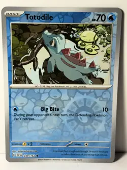 Totodile Reverse Holo 039/162 SV05: Temporal Forces NM Pokemon Fast Ship - Image 1