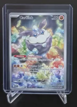 Pokemon Ascended Heroes Carbink 242/217 Illustration Rare NM - Image 1