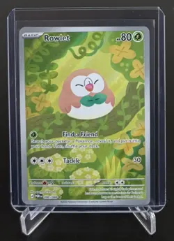 Pokemon Perfect Order Rowlet 090/088 Illustration Rare Holo NM - Image 1