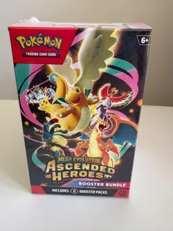1x Pokemon Mega Evolution Ascended Heroes Booster Bundle *Slight Cosmetic dmg* - Image 2