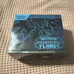 Pokemon TCG Mega Evolution Phantasmal Flames Elite Trainer Box Charizard - Image 1