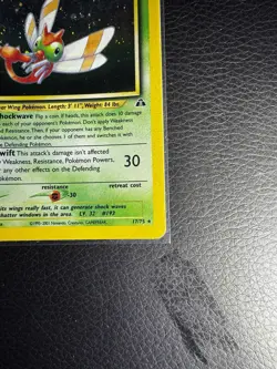 Pokemon TCG Yanma Holo Rare Neo Discovery 17/75 2001 The Pokemon Company - Image 4