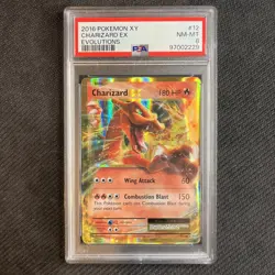 Charizard EX - 12/108 - Pokemon - XY: Evolutions PSA 8 NM-MT - Image 1