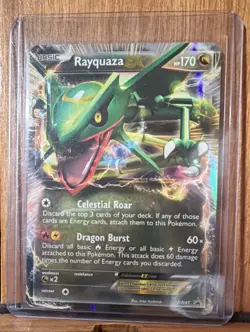 Pokemon Rayquaza EX Promo Holo Black & White BW47 170 HP Card - Image 1