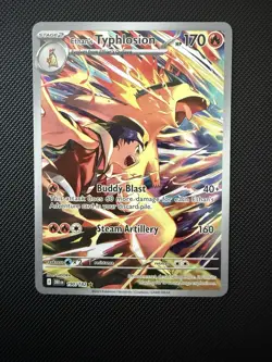 Pokemon Ethan's Typhlosion #190/182 English Destined Rivals Illustration Rare - Image 1