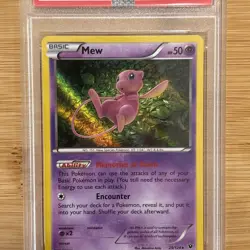 2016 POKEMON XY FATES COLLIDE #29 MEW-HOLO PSA 10 - Image 2