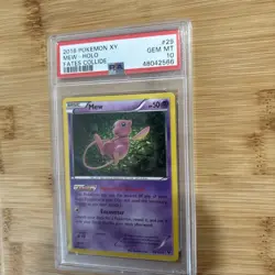 2016 POKEMON XY FATES COLLIDE #29 MEW-HOLO PSA 10 - Image 4