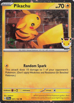 Pikachu (Pokemon Day 2026) 051/162 Miscellaneous Cards & Products Holo - Image 1