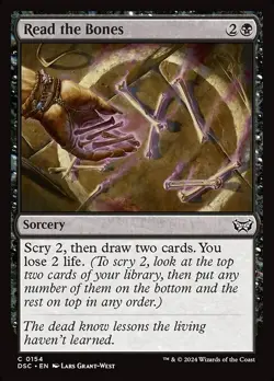 Read the Bones - Duskmourn: House of Horror Commander - MTG - Image 1