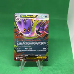 Mega Gengar ex 056/094 Phantasmal Flames Double Rare Holo Pokemon TCG MINT - Image 1