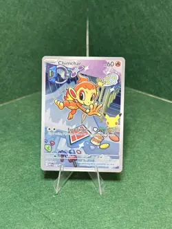 Pokemon Card Chimchar First Partner Promo Holo Illustration Rare - FREE SHIP! - Image 1