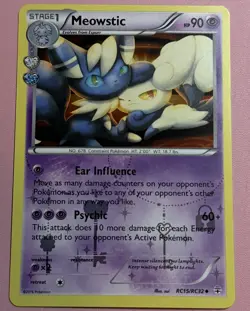 2016 Pokemon Meowstic XY Generations Radiant Collection HOLO #RC15/RC32 LP - Image 1