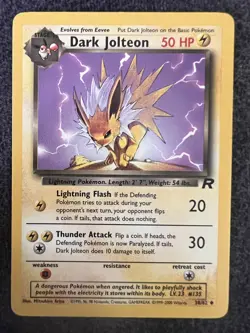 Dark Jolteon 38/82 Uncommon Pokemon Card NM - Image 1