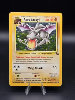 Aerodactyl Holo Pokemon Fossil #1 1/62 - Image 1