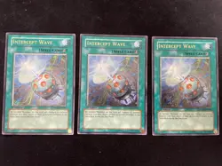 Intercept Wave - TSHD-EN050 - Ultimate Rare - 1st Edition - NM x3 YuGiOh! - Image 1