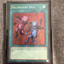 Yu-Gi-Oh Delinquent Duo LCKC-EN101 Secret Rare Near Mint Condition - Image 1
