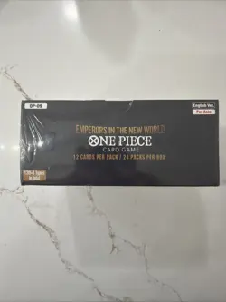 One Piece TCG Op-09 Emperors in the New World English Booster Box Minty Sealed - Image 4