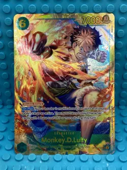 One Piece Monkey.D.Luffy OP13-118 SEC Carrying On His Will Secret Rare - Image 1