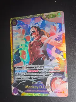 EB02-061 SEC Monkey.D.Luffy One Piece TCG CCG - Image 1