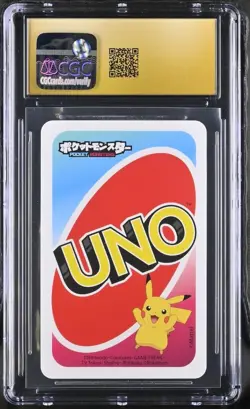 PRISTINE CGC 10 CHARIZARD POKEMON POCKET UNO GREEN PLAYING CARDS 2021 - Image 2