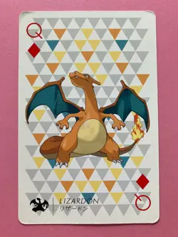 Pokemon X Nintendo Playing Card Charizard Queen of Diamonds Card 2013 Japanese - Image 1