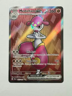Pokemon TCG - Medicham ex - Stellar Crown 161/142 Full Art - Image 1
