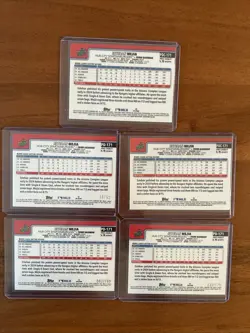 2025 Topps Pro Debut Esteban Mejia Lot Of 5 Cards - Image 2