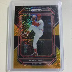 2023 Prizm Mario Soto Black Gold Shimmer /5 #245 - Image 1