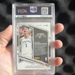 Panini 2023-24 Spectra Victor Wembanyama #195 International Prizm PSA 9 Spurs - Image 5