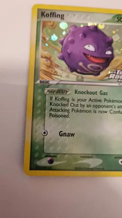 Koffing 61/109 Reverse Holo Stamped EX Team Rocket Returns Pokemon Card 2004 - Image 4