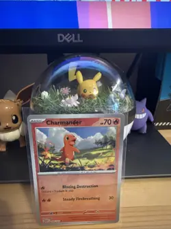 Pokemon Charmander 004/165 Scarlet & Violet 151 Reverse Holo Pack Fresh - Image 1