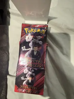 Pokemon TCG: Destined Rivals Half Booster Box 18 Packs (Unsealed Display) ✅ - Image 1
