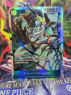 Edward Newgate OP13-042 Super Rare Carrying On His Will One Piece Card TCG ENG - Image 1