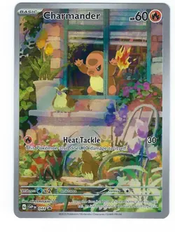 #044 Charmander Illustration Rare | SV: Scarlet & Violet Promo Cards Near Mint - Image 1