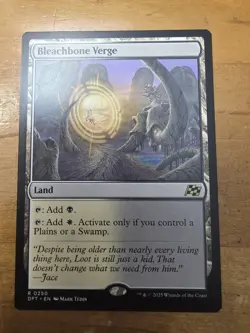 MTG - Bleachbone Verge - Normal - Land - DFT #250 - Rare - Image 1