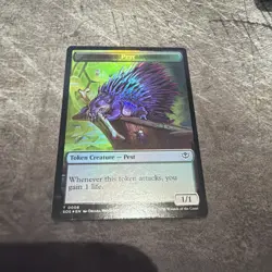 Professor Dellian Fel Pest (0008 0013) Token SOS MTG Emblem Foil NM - Image 2