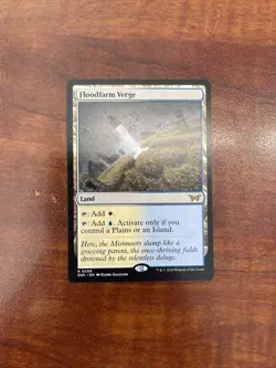 Magic The Gathering Floodfarm Verge 259 Rare Land LP - Image 1