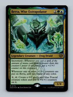 Berta, Wise Extrapolator (Foil) 0175 (R) MTG Secrets of Strixhaven (SOS) - Image 1