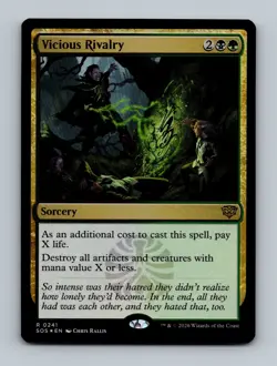 Vicious Rivalry (Foil) 0241 (R) MTG Secrets of Strixhaven (SOS) - Image 1