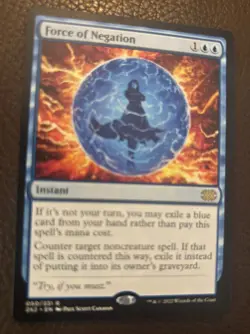 Magic The Gathering MTG Force Of Negation Double Masters 2022 NM - Image 1
